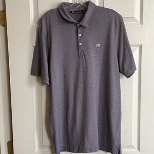 Travis Mathew Men’s polo- Purple- xl